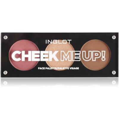 Inglot Face Palette enlumineur, poudre bronzante et blush teinte Cheek Me Up! 7.2 g - Publicité Inglot Face Palette enlumineur, poudre bronzante et blush teinte Cheek Me Up! 7.2 g - Publicité