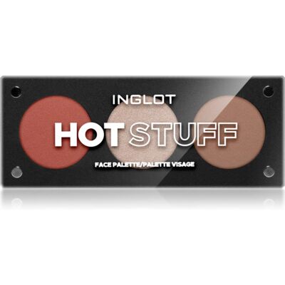 Inglot Face Palette enlumineur, poudre bronzante et blush teinte HOT STUFF 7.2 g - Publicité Inglot Face Palette enlumineur, poudre bronzante et blush teinte HOT STUFF 7.2 g - Publicité