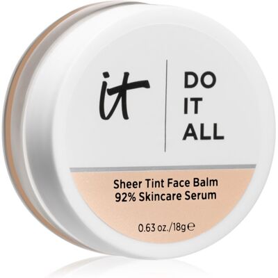 IT Cosmetics Do it all Face Balm fond de teint léger hydratant teinte Fairest Neutral 110 18 g - Publicité IT Cosmetics Do it all Face Balm fond de teint léger hydratant teinte Fairest Neutral 110 18 g - Publicité