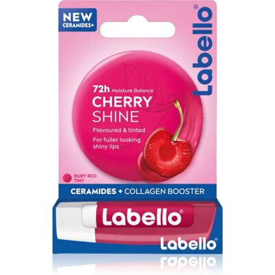 Labello Cherry Shine Baume à Lèvres 4,8 g - Soin des lèvres - Publicité Labello Cherry Shine Baume à Lèvres 4,8 g - Soin des lèvres - Publicité