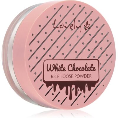 Poudre libre de chocolat blanc Lovely - Poudre pour le visage pour tous types de peau - 8g - Publicité Poudre libre de chocolat blanc Lovely - Poudre pour le visage pour tous types de peau - 8g - Publicité