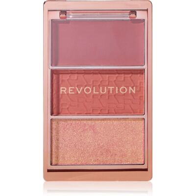 Revolution Blush Icon Palette palette de blush teinte Aura Points Rose 9.8 g - Publicité Revolution Blush Icon Palette palette de blush teinte Aura Points Rose 9.8 g - Publicité