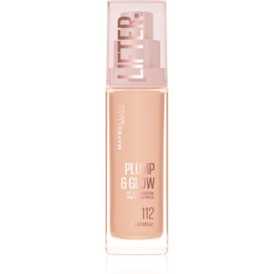 MAYBELLINE NEW YORK Lifter Plump & Glow fond de tein illuminateur pour un look naturel teinte 112 30 ml - Publicité MAYBELLINE NEW YORK Lifter Plump & Glow fond de tein illuminateur pour un look naturel teinte 112 30 ml - Publicité