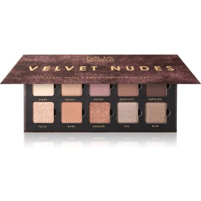 MUA Velvet Nudes - Palette de 10 Fards à Paupières - Publicité MUA Velvet Nudes - Palette de 10 Fards à Paupières - Publicité