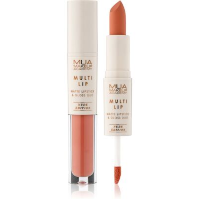 MUA Make Up Academy Rouge à lèvres & Gloss - Édition Nude - Balance - Duo Rouge et Gloss - Publicité MUA Make Up Academy Rouge à lèvres & Gloss - Édition Nude - Balance - Duo Rouge et Gloss - Publicité