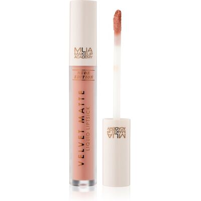 MUA Makeup Academy Velvet Matte Nude Edition rouge à lèvres liquide mat teinte Mocha 3 ml - Publicité MUA Makeup Academy Velvet Matte Nude Edition rouge à lèvres liquide mat teinte Mocha 3 ml - Publicité