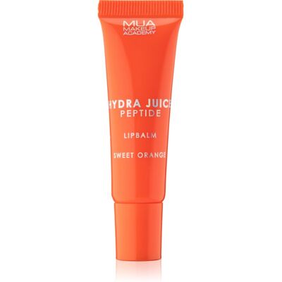 MUA Makeup Academy Hydra Juice Peptide Lip Balm baume à lèvres hydratant brillance parfums Sweet Orange 10 ml - Publicité MUA Makeup Academy Hydra Juice Peptide Lip Balm baume à lèvres hydratant brillance parfums Sweet Orange 10 ml - Publicité