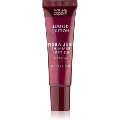 MUA Makeup Academy Hydra Juice Peptide Shimmer Lip Balm baume à lèvres pour un éclat lumineux teinte Chery Kiss 10 ml - Publicité MUA Makeup Academy Hydra Juice Peptide Shimmer Lip Balm baume à lèvres pour un éclat lumineux teinte Chery Kiss 10 ml - Publicité