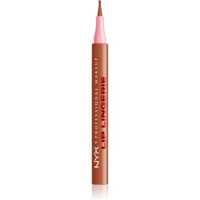 NYX Professional Makeup Lip Lingerie feutre à lèvres pour un effet longue tenue teinte 03 Barely There 1 ml - Publicité NYX Professional Makeup Lip Lingerie feutre à lèvres pour un effet longue tenue teinte 03 Barely There 1 ml - Publicité