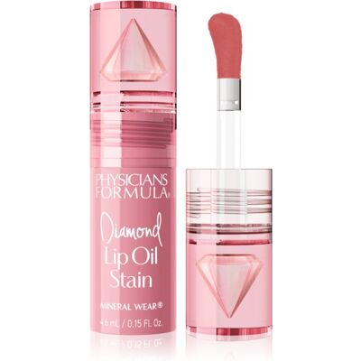 Physicians Formula Mineral Wear® Diamond Lip Oil Stain huile teintée pour les lèvres teinte Radiant Rose 4.6 ml - Publicité Physicians Formula Mineral Wear® Diamond Lip Oil Stain huile teintée pour les lèvres teinte Radiant Rose 4.6 ml - Publicité