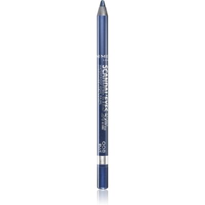 Rimmel Scandal'Eyes Khôl Kajal crayon yeux waterproof teinte 008 Blue 1.3 g - Publicité Rimmel Scandal'Eyes Khôl Kajal crayon yeux waterproof teinte 008 Blue 1.3 g - Publicité