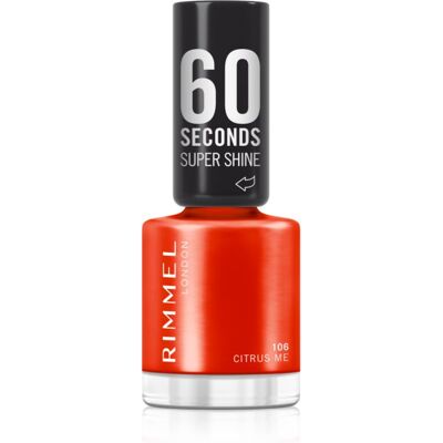 Rimmel 60 Seconds Super Shine vernis à ongles teinte 106 Citrus Me 8 ml - Publicité Rimmel 60 Seconds Super Shine vernis à ongles teinte 106 Citrus Me 8 ml - Publicité