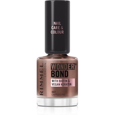 Rimmel Wonder'Bond vernis à ongles teinte 007 Cappuccino 12 ml - Publicité Rimmel Wonder'Bond vernis à ongles teinte 007 Cappuccino 12 ml - Publicité
