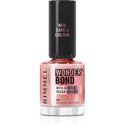 Rimmel Wonder'Bond vernis à ongles teinte 001 No Muss No Fuss 12 ml - Publicité Rimmel Wonder'Bond vernis à ongles teinte 001 No Muss No Fuss 12 ml - Publicité