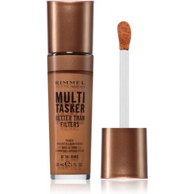 Rimmel Multi-Tasker Better Than Filters base de teint illuminatrice pour un teint unifié teinte 061 Tan 30 ml - Publicité Rimmel Multi-Tasker Better Than Filters base de teint illuminatrice pour un teint unifié teinte 061 Tan 30 ml - Publicité