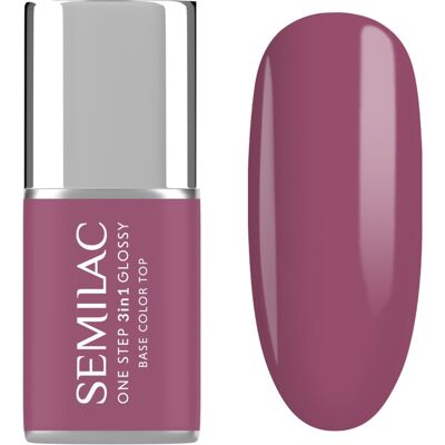 Semilac One Step 3in1 Glossy vernis à ongles gel teinte 205 Purple Beige 7 ml - Publicité Semilac One Step 3in1 Glossy vernis à ongles gel teinte 205 Purple Beige 7 ml - Publicité