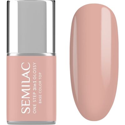 Semilac One Step 3in1 Glossy vernis à ongles gel teinte 450 Light Peach 7 ml - Publicité Semilac One Step 3in1 Glossy vernis à ongles gel teinte 450 Light Peach 7 ml - Publicité