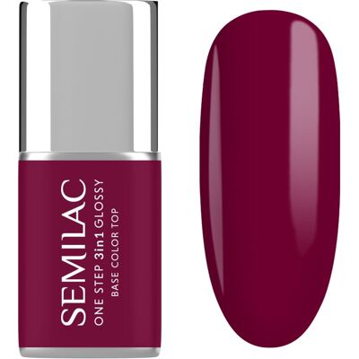Semilac One Step 3in1 Glossy vernis à ongles gel teinte 775 Plum Wine 7 ml - Publicité Semilac One Step 3in1 Glossy vernis à ongles gel teinte 775 Plum Wine 7 ml - Publicité