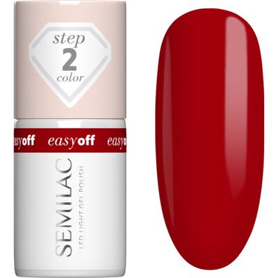 Semilac Easy Off Step 2 vernis à ongles gel lampe UV/LED teinte The Red Core 7 ml - Publicité Semilac Easy Off Step 2 vernis à ongles gel lampe UV/LED teinte The Red Core 7 ml - Publicité