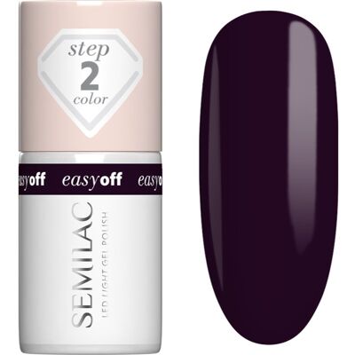 Semilac Easy Off Step 2 vernis à ongles gel lampe UV/LED teinte Berry On Top 7 ml - Publicité Semilac Easy Off Step 2 vernis à ongles gel lampe UV/LED teinte Berry On Top 7 ml - Publicité