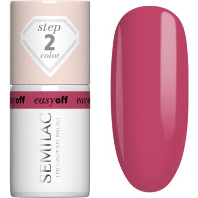 Semilac Easy Off Step 2 vernis à ongles gel lampe UV/LED teinte Pink Coral 7 ml - Publicité Semilac Easy Off Step 2 vernis à ongles gel lampe UV/LED teinte Pink Coral 7 ml - Publicité