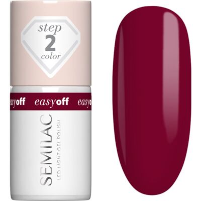 Semilac Easy Off Step 2 vernis à ongles gel lampe UV/LED teinte Cherry Coke 7 ml - Publicité Semilac Easy Off Step 2 vernis à ongles gel lampe UV/LED teinte Cherry Coke 7 ml - Publicité