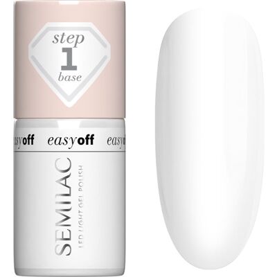 Semilac Easy Off Step 1 base coat pour ongles en gel 7 ml - Publicité Semilac Easy Off Step 1 base coat pour ongles en gel 7 ml - Publicité