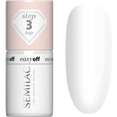 Semilac Easy Off Step 3 vernis top coat gel 7 ml - Publicité Semilac Easy Off Step 3 vernis top coat gel 7 ml - Publicité