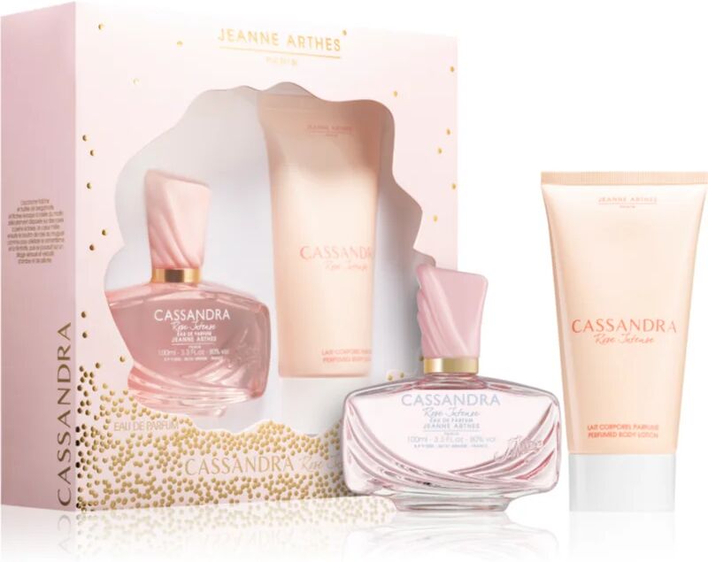 Jeanne Arthes Cassandra Rose Intense coffret cadeau corps pour femme 100 ml