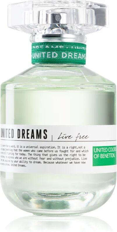 Benetton United Dreams for her Live Free Eau de Toilette pour femme 80 ml