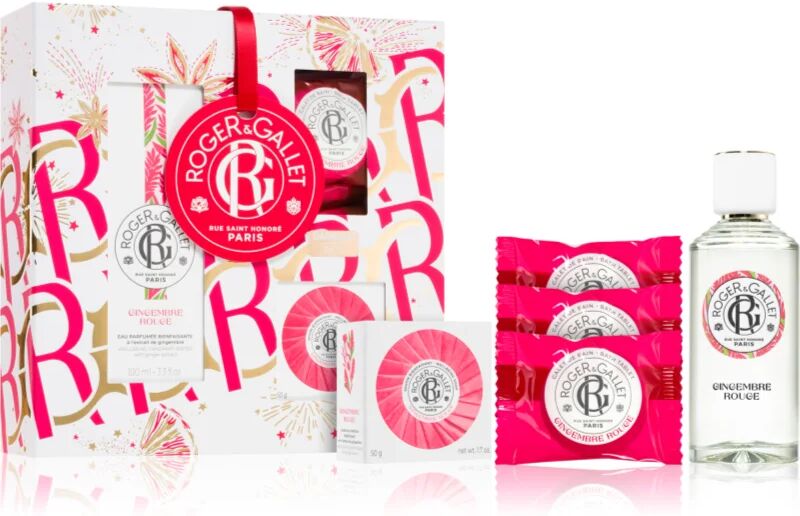 Roger & Gallet Gingembre Rouge coffret cadeau pour femme