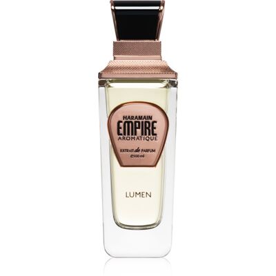 Al Haramain Empire Aromatique Lumen extrait de parfum mixte 100 ml - Publicité Al Haramain Empire Aromatique Lumen extrait de parfum mixte 100 ml - Publicité