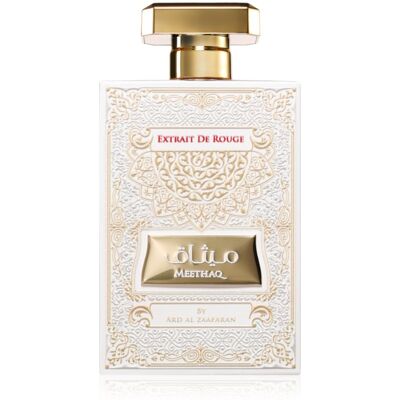 Ard Al Zaafaran Meethaq Extrait De Rouge Eau de Parfum mixte 100 ml - Publicité Ard Al Zaafaran Meethaq Extrait De Rouge Eau de Parfum mixte 100 ml - Publicité
