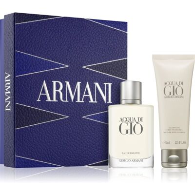 Giorgio Armani Acqua di Giò Coffret cadeau pour homme - Publicité Giorgio Armani Acqua di Giò Coffret cadeau pour homme - Publicité