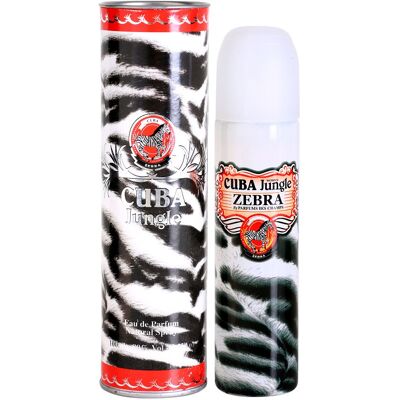 Cuba Jungle Zebra Eau de Parfum pour femme 100 ml - Publicité Cuba Jungle Zebra Eau de Parfum pour femme 100 ml - Publicité