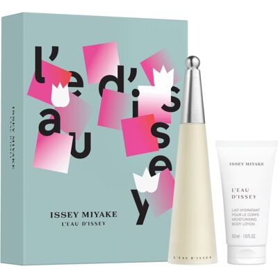 Issey Miyake L'Eau d'Issey Coffret cadeau pour femme - Publicité Issey Miyake L'Eau d'Issey Coffret cadeau pour femme - Publicité