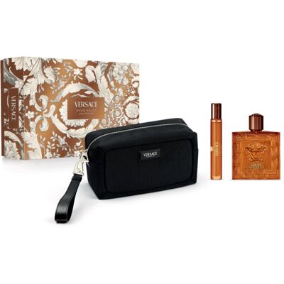 Versace Eros Najim coffret cadeau pour homme - Publicité Versace Eros Najim coffret cadeau pour homme - Publicité