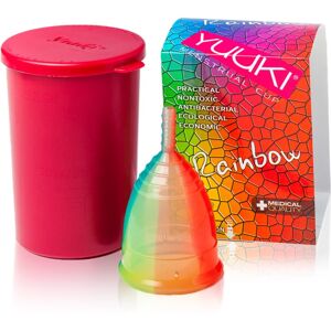 Yuuki Rainbow Line 1 + cup Coupe menstruelle taille large (⌀ 46 mm, 24 ml) 1 pcs