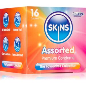Skins Assorted préservatifs mix 16 pcs - Publicité Skins Assorted préservatifs mix 16 pcs - Publicité