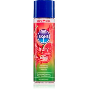 Skins Fruity Watermelon gel lubrifiant 130 ml - Publicité Skins Fruity Watermelon gel lubrifiant 130 ml - Publicité