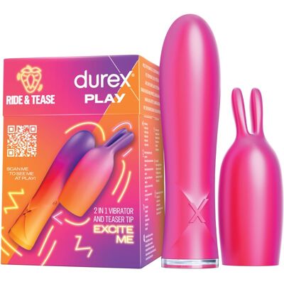 Durex Play Vibe & Tease Vibrateur - Massageur Personnel - Publicité Durex Play Vibe & Tease Vibrateur - Massageur Personnel - Publicité