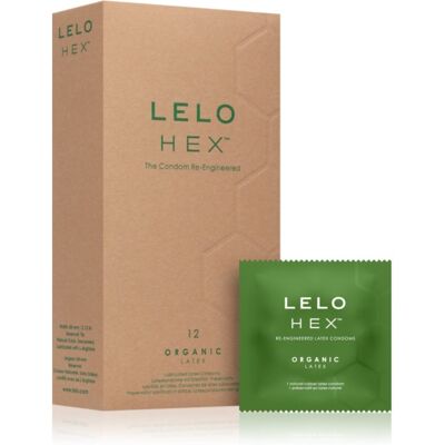 Lelo Hex Organic préservatifs 12 pcs - Publicité Lelo Hex Organic préservatifs 12 pcs - Publicité