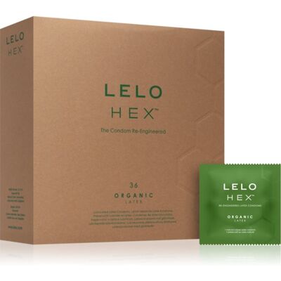 Lelo Hex Organic préservatifs 36 pcs - Publicité Lelo Hex Organic préservatifs 36 pcs - Publicité