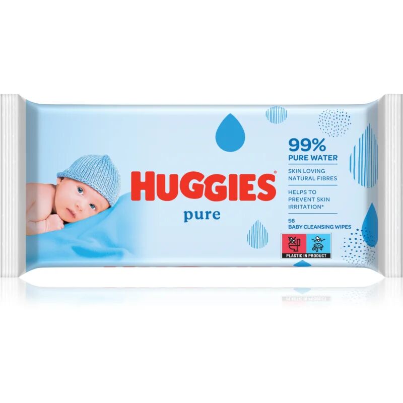 Huggies Pure lingettes nettoyantes pour bébé 56 pcs