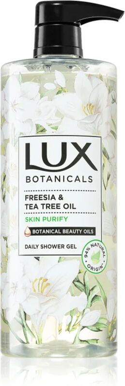 Lux Maxi Freesia & Tea Tree Oil gel de douche avec pompe doseuse 750 ml