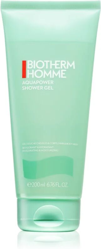 Biotherm Homme Aquapower gel de douche corps et cheveux pour un nettoyage en profondeur pour homme 200 ml