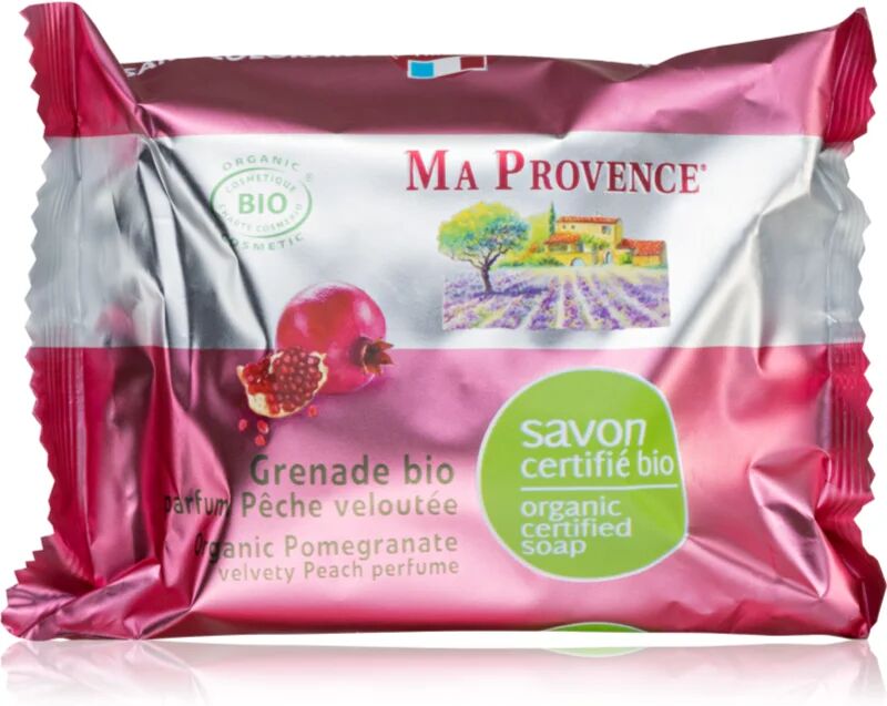 Ma Provence Pomegranate & Velvety Peach savon solide naturel 75 g