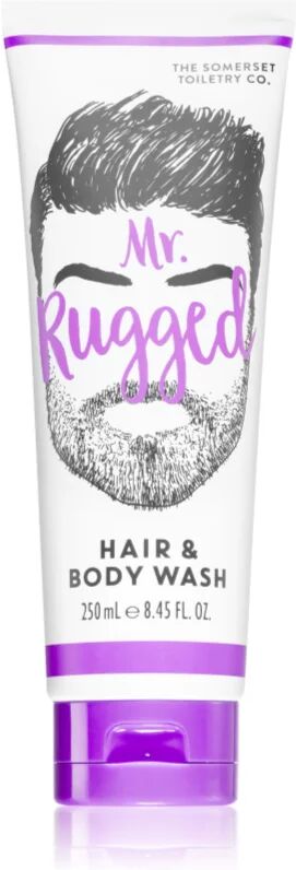 The Somerset Toiletry Co. Mr Rugged Hair & Body Wash – Cedarwood and Lemongrass gel lavant corps et cheveux pour homme 250 ml