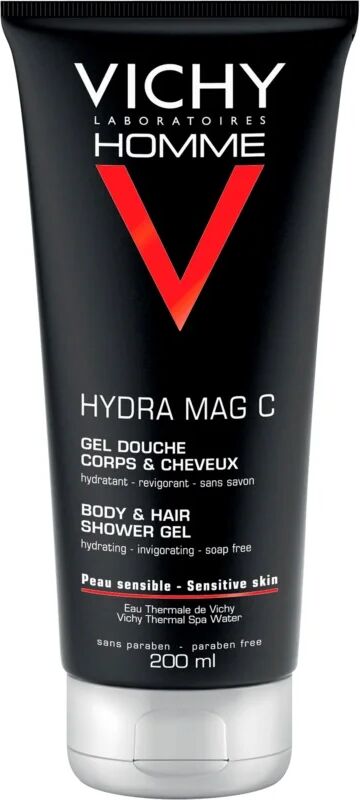 Vichy Homme Hydra-Mag C gel de douche corps et cheveux 200 ml