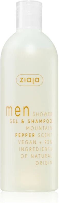 Ziaja Men gel de douche corps et cheveux pour homme Mountain Pepper 400 ml